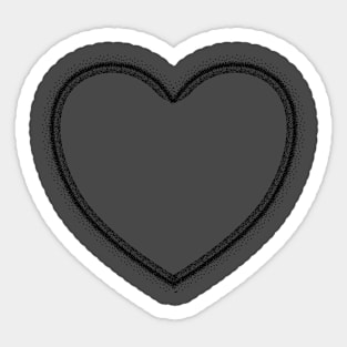 Stitched Heart Sticker